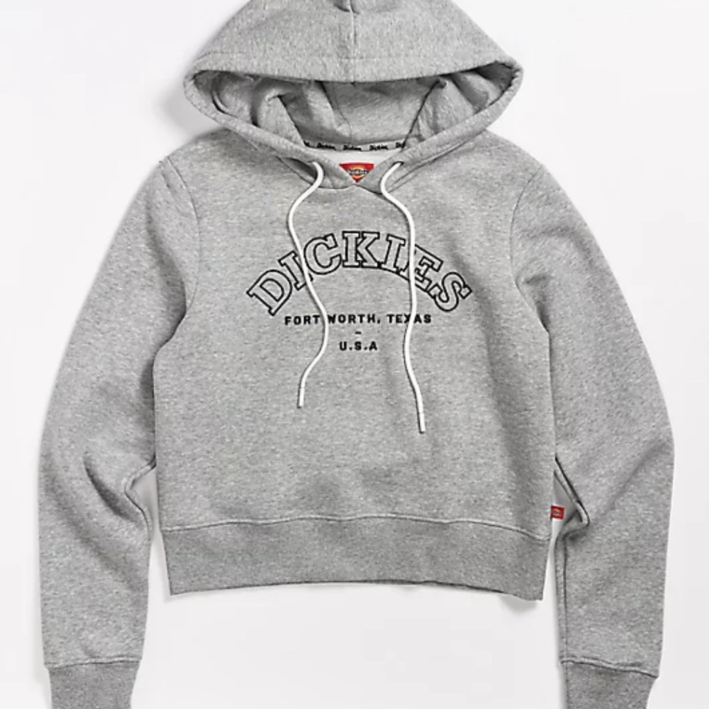 Dickies Heather Gray Cropped Sweatshirt